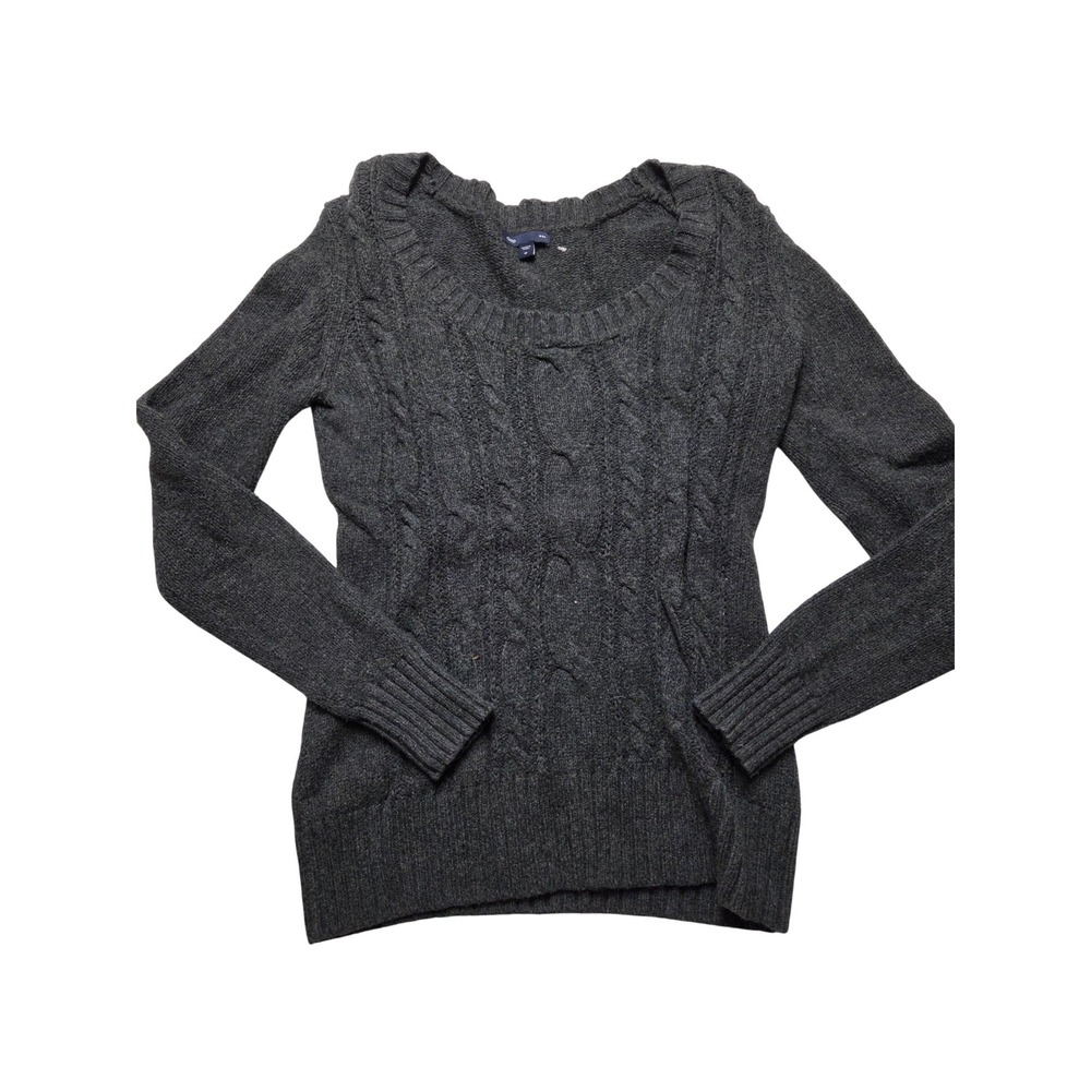 GAP Stylish Fitted Women's Charcoal Sweater Size M